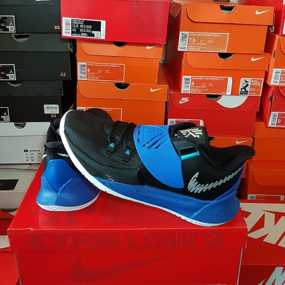 NIKE KYRIE 3 LOW "BLACK GAME ROYAL" MEN'S US SIZE 12 BRAND NEW IN BOX - Picture 9 of 16